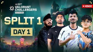 [HINDI] VALORANT Challengers South Asia 2025 Split 1 - Day 1