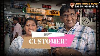 Unscripted and Unedited Genuine Customer Testimonials Lion Tools Mart Wolesaler of Tools & Machines