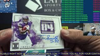 2019 Panini Impeccable Football Hobby 3 Box Case Break #7