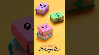 DIY Mini Book Storage Box | Mini Notebook | Paper Crafts