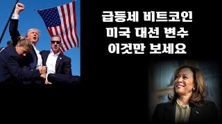 급등세 비트코인, 미국 대선 변수 이것만 보세요! 이게 가장 중요합니다