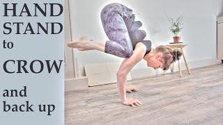 Handstand to crow and back up | Detailed tutorial | The Art of Handbalancing