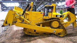 HUGE RC DOZER CAT!! FAT BIG SCALE RC MACHINES, RC TRUCKS, RC TRACTORS, RC WHEEL LOADER