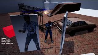 UE4 Unreal Engine 4 - Resident Evil 2 gameplay system WIP 3/3/2018