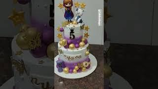 Beautiful Girl birthday Cake Design #shorts #cakeloverkamptee #cake #short