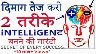 9 मिनट में दिमाग तेज करना सीखो! सबसे सही और आसान तरीका: How to be GENIUS and intelligent? Motivation