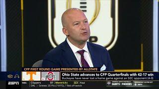 "SEC is OVERRATED!" - Tim Hasselbeck on Ohio State destroy Tennessee 42-17, advance to CFP 2nd round