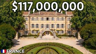 Touring a $117,000,000 Castle in South of France!