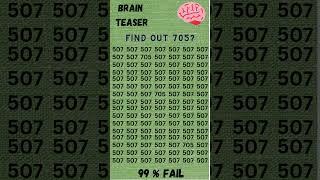 Find The Number 705  | Brain Teaser | General Knowledge #quiz #brainteasers #challenge