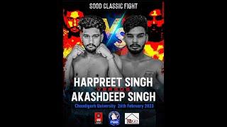 Harpreet Singh vs Akashdeep Singh | Chandigarh University | Super Middle Weight Fight