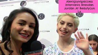 Brendan Jordan Interview With Alexisjoyvipaccess At Beautycon LA