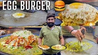 Surat's Famous Egg BURGER  at Anshul Egg Point | Indian Street Food egg point