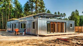 They Are Building A Prefabricated K-House - The Fastest Prefab Build You'll See