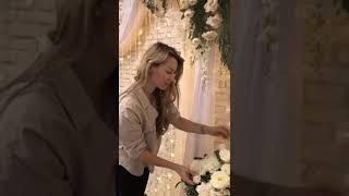 Оформление зала к свадебному торжеству