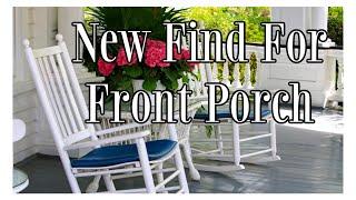 NEW FIND FOR FRONT PORCH - SHABBY CHIC - FRENCH COUNTRY