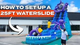 How To Set Up A 25FT Water Slide | JumpOrange Inflatables