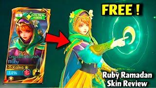 RUBY NEW RAMADAN SKIN GAMEPLAY! HAPPY GOLDEN MONTH! Free Skin so pretty