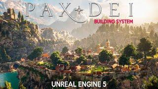 NEW GAMEPLAY Pax Dei | Building System with ULTRA REALISTIC GRAPHICS in Unreal Engine 5 HD 4K 2023