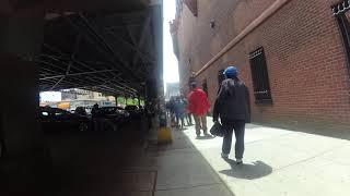 COVID-19 Food lines outside Kingsbridge Armory May 19 2020