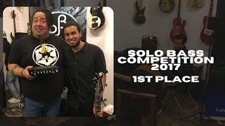 Pablo Contreras Winner of the " solo bass competition 2017" Brooklyn,USA