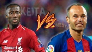 NABY KEÏTA  vs ANDRÉS INIESTA  LÉGENDAIRES DRIBBLING-SKILLS & goals