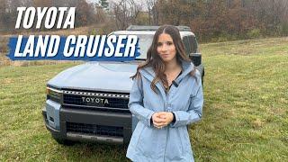 squeezing in the 2024 TOYOTA LAND CRUISER