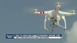 Drones flying too close to Denver International Airport