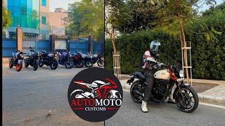 First sunday ride with auto moto family ️/#hunter350 / @Dhruv_Rider