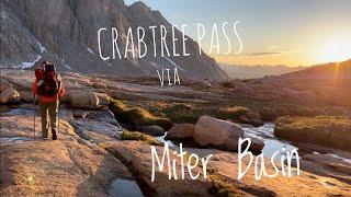 Crabtree Pass via Miter Basin