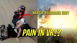 YOU can FEEL PAIN In VR with this HAPTIC SUIT and It's INSANE