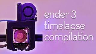 3D Printing TimeLapse Compilation episode 12 (Ender 3)