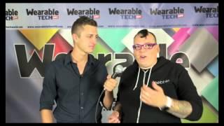 Tom Hatton with Myriam Joire of Pebble Smart Watch at Wearable Tech Expo