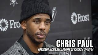 Chris Paul Postgame vs New York Knicks | 12.25.2024