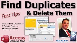 How to Find Duplicates and Delete Them in Microsoft Access