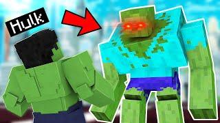 Hulk Vs Mutant Zombies In Minecraft...