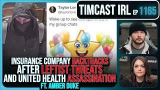 Leftist Journo THREATS Spark PANIC After UnitedHealth ASSASSINATION w/Amber Duke | Timcast IRL