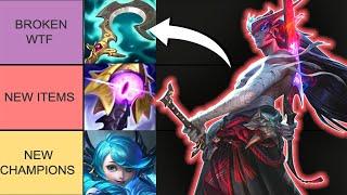 WILD RIFT TIER LIST 3.4 *UPDATED* - BEST CHAMPIONS TIER LIST (NEW ITEMS + GWEN)
