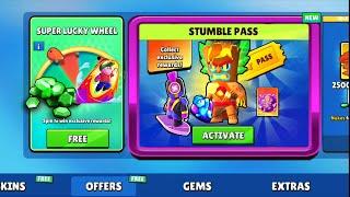 FREE ABILITY TOKENS! - *NEW* JULY STUMBLE PASS | STUMBLE GUYS