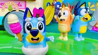 BLUEY - We Lost Baby Bluey! | Lessons For Kids | Pretend Play with Bluey Toys