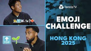 Nishikori, Fils, Rublev & More Take On The Emoji Challenge! | Hong Kong 2025