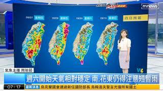 【鏡電視0700早安進行式氣象】氣象主播 周瑜茹 2023.09.07️️️