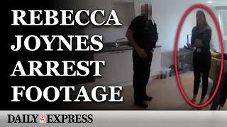 Rebecca Joynes: Footage of teacher being arrested