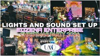 LIGHTS AND SOUND SET UP FOR COMPANY CHRISTMAS PARTY 2024 powered by UMD PRO Lights and Sound |Edzena