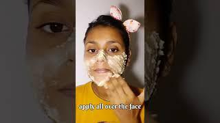 Diy glowing skin mask | homeremedy for glowing skin #shorts #naturalbeauty |Samridhi Rajput |