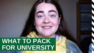 What You Need to Pack for University (student vlog) - University of Stirling