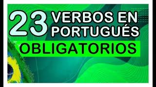  Escucha y Memoriza Estos 23 Verbos para Hablar en Portugués | Clase Completa