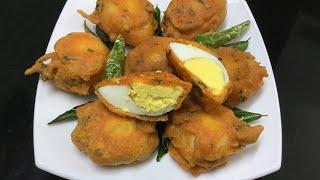 முட்டை போண்டா இப்படி செய்யுங்க/Egg Bonda /egg bajji/egg pakoda/ snacks recipe in tamil/ muttai bonda