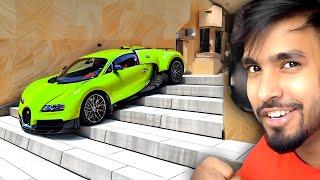 SUPERCARS DRIVING DOWN THE STAIRS