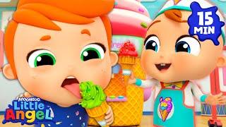 Baby John's Vegetable Ice Cream  Little Angel + More Nursery Rhymes & Kids Songs