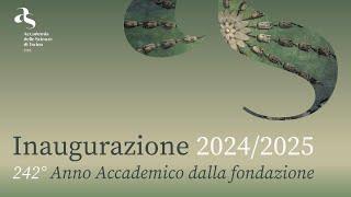 Inaugurazione del 242° anno accademico dell'Accademia delle Scienze di Torino 2024-2025